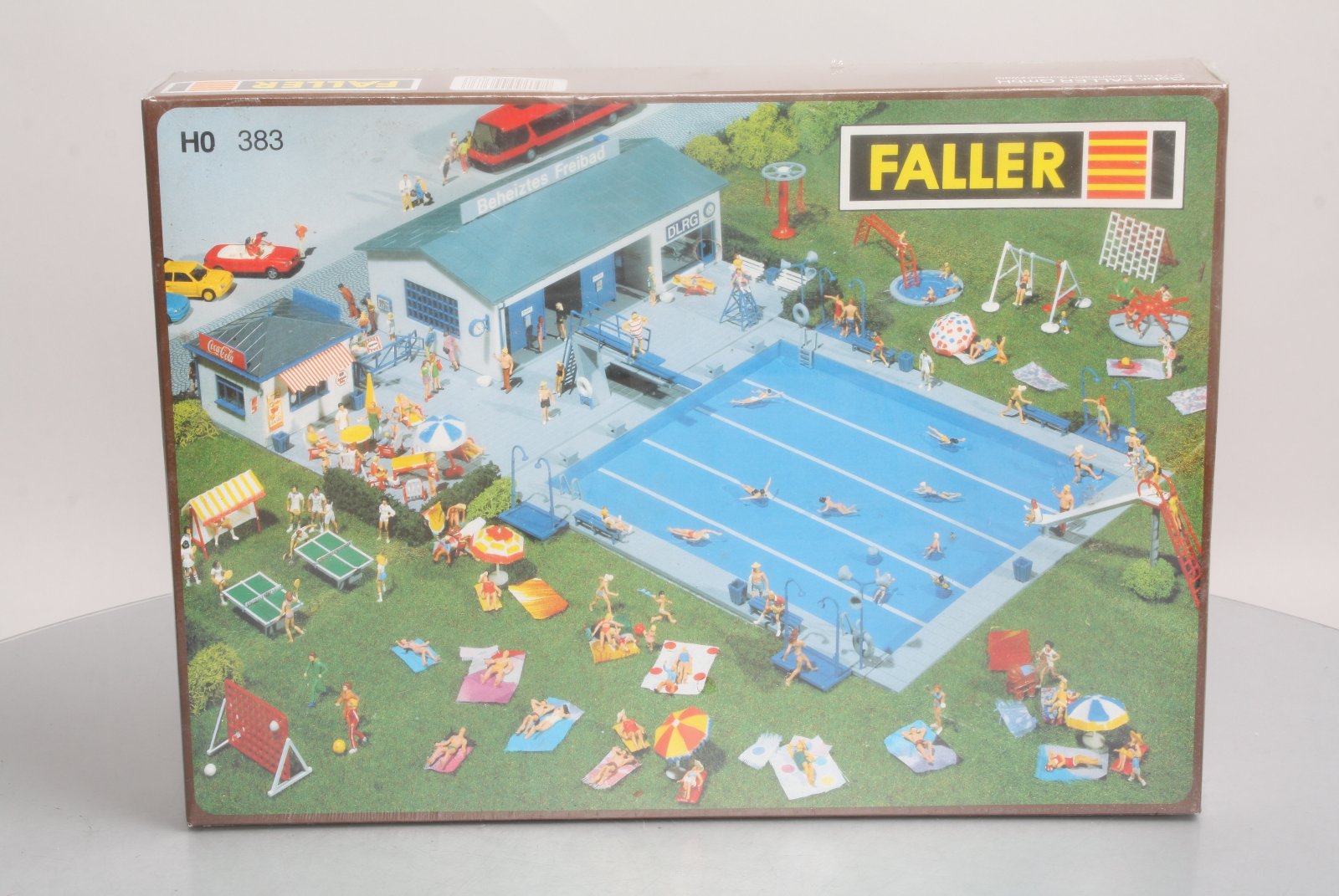 Faller 383 HO Scale Functioning Swimming Pool Plastic Model Building Kit