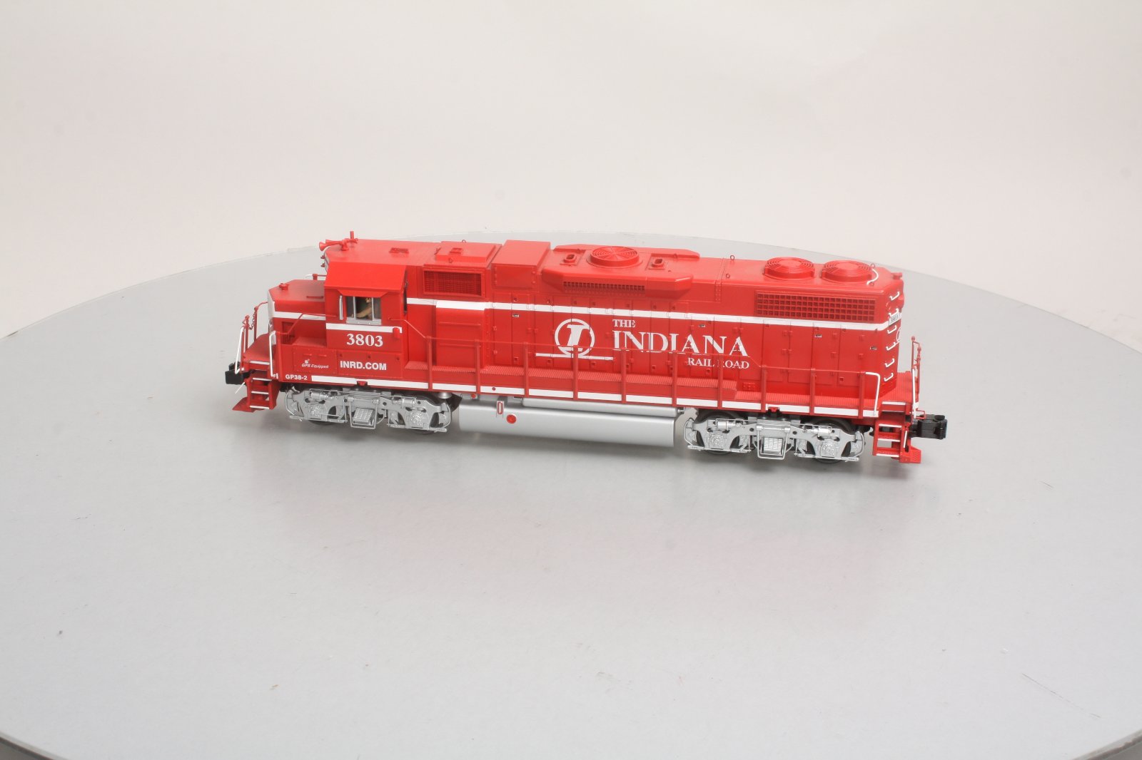 MTH 20-20224-1 Indiana Railway GP38-2 Diesel Engine w/PS 3.0 #3803 (Hi-Rail)