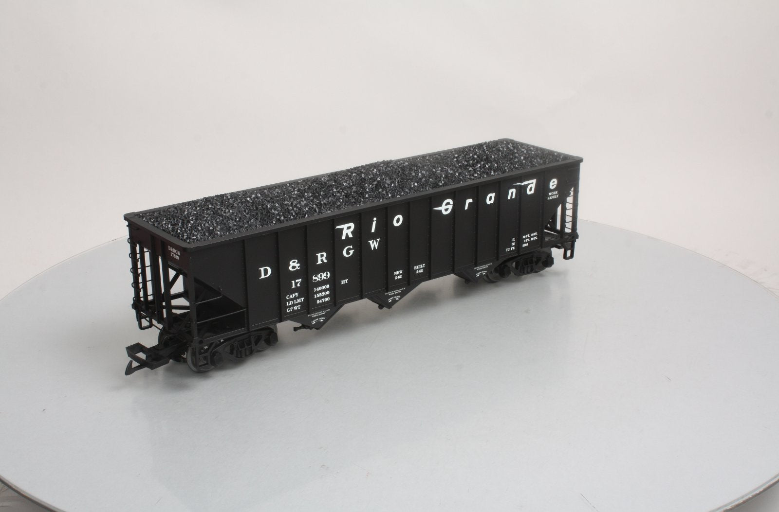 USA Trains R14004 G Denver & Rio Grande Western 70-Ton 3-Bay Coal Hopper #17996