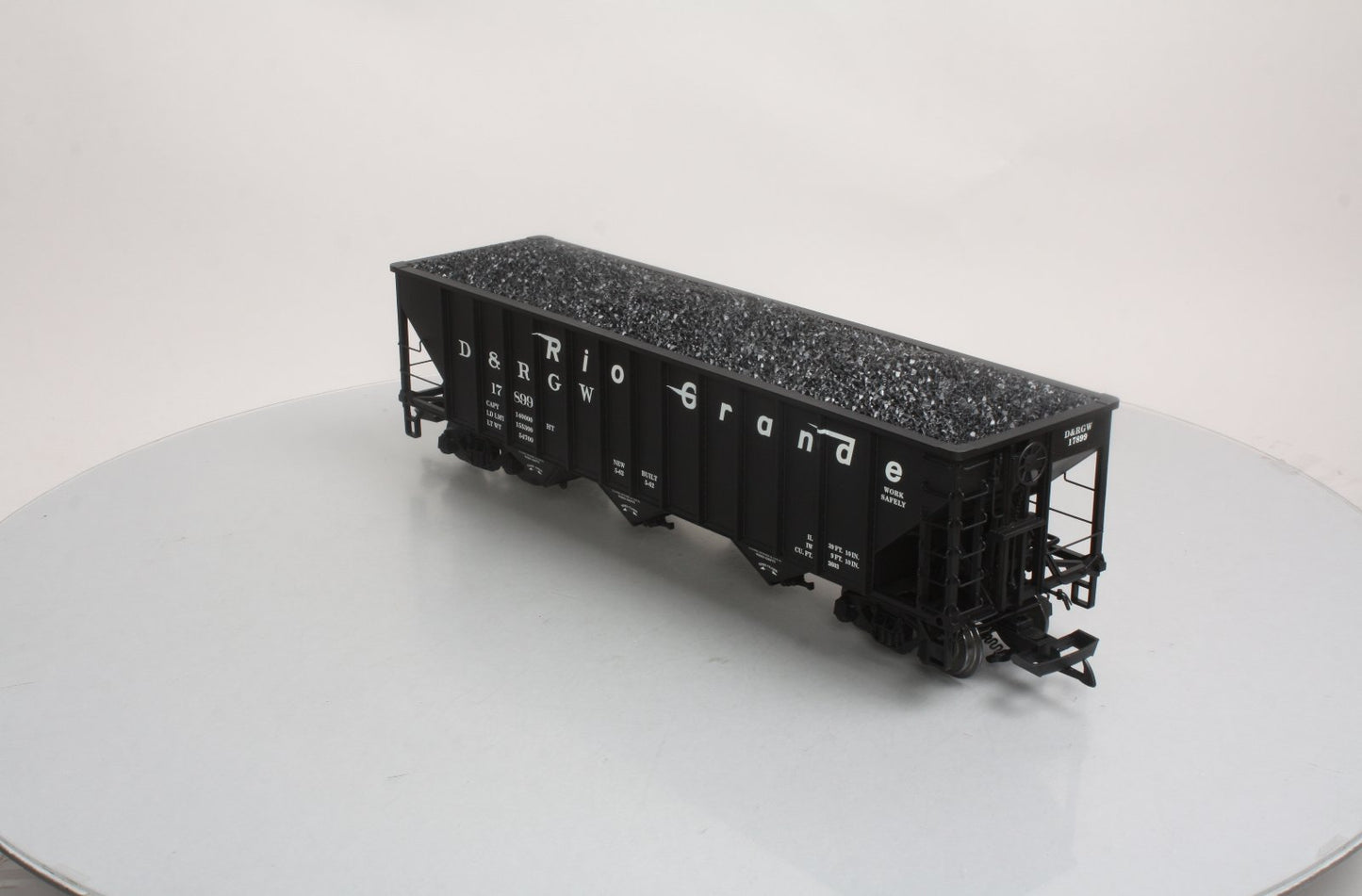 USA Trains R14004 G Denver & Rio Grande Western 70-Ton 3-Bay Coal Hopper #17996