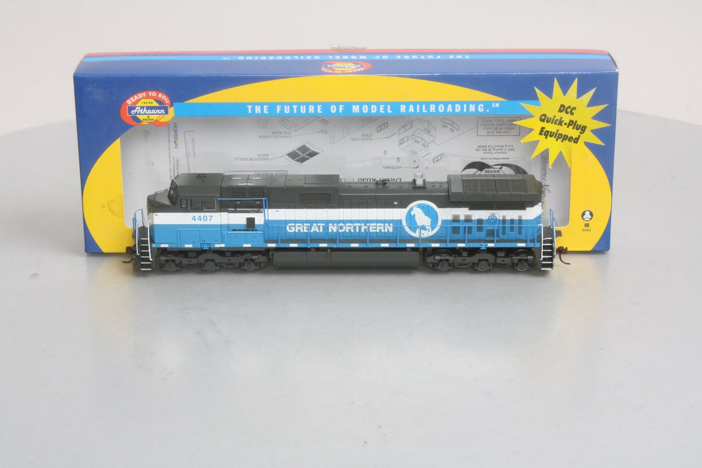 Athearn 77947 HO Great Northern C44-9W Diesel Locomotive #4407