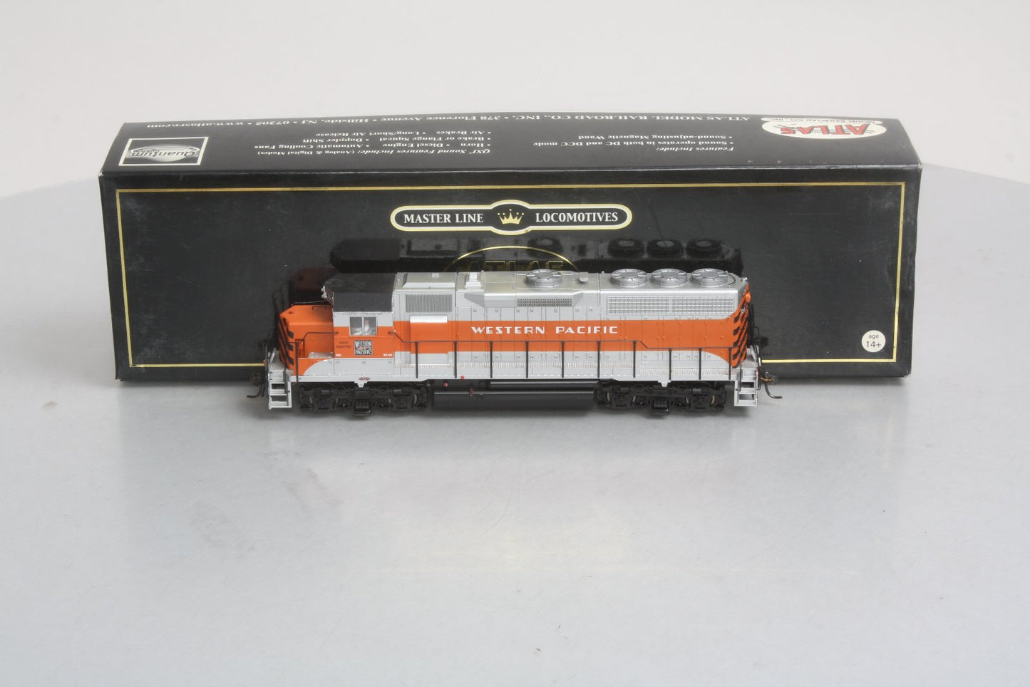 Atlas 8926 HO Western Pacific GP40 Diesel Locomotive #3511