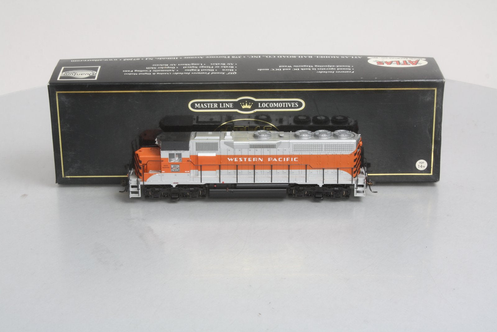 Atlas 8926 HO Western Pacific GP40 Diesel Locomotive #3511
