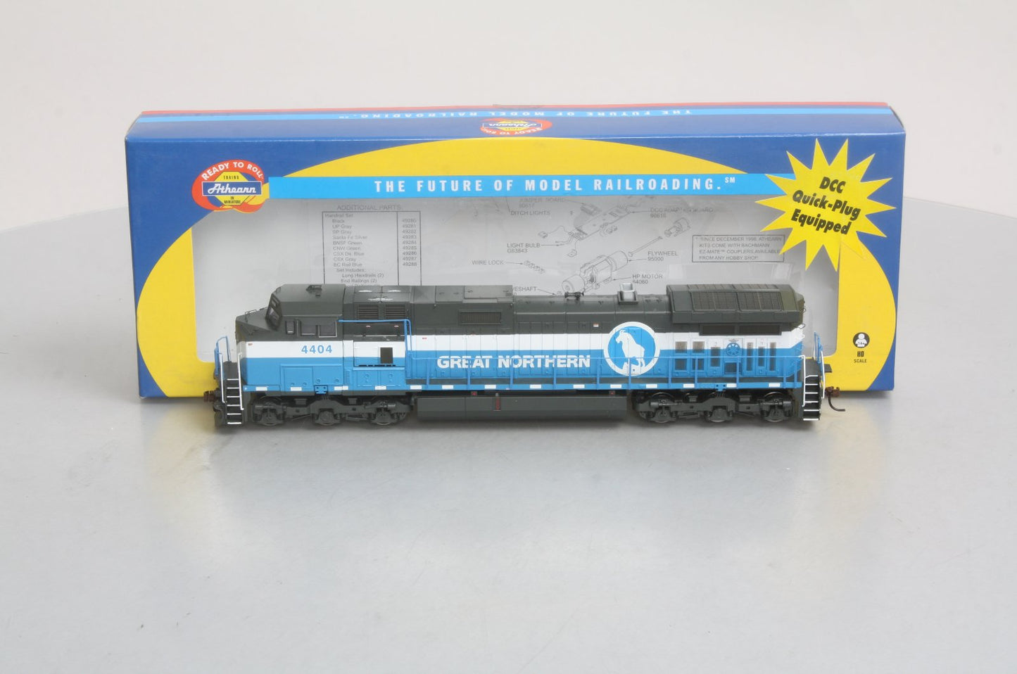 Athearn 77946 HO Scale Great Northern C44-9W Diesel Locomotive #4404