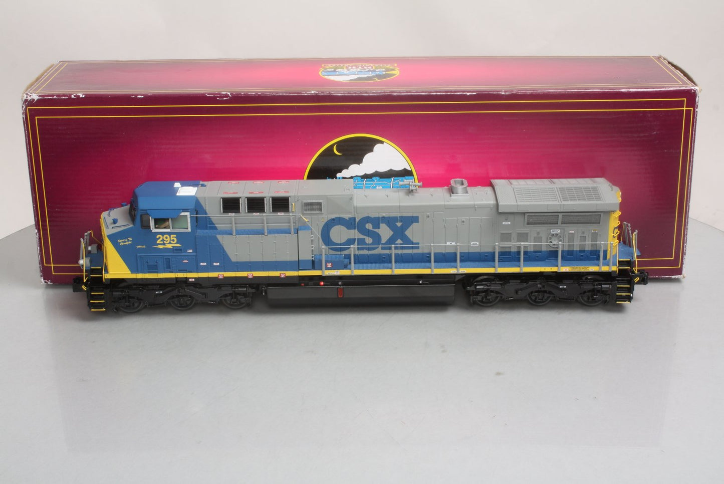 MTH 20-20011-1 CSX AC4400cw Diesel Engine w/PS2 #295 (Hi-Rail Wheels)