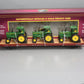 MTH 20-98643 O Milwaukee Road 60' Flat Car w/ 3 John Deere 4230 Tractors #61039