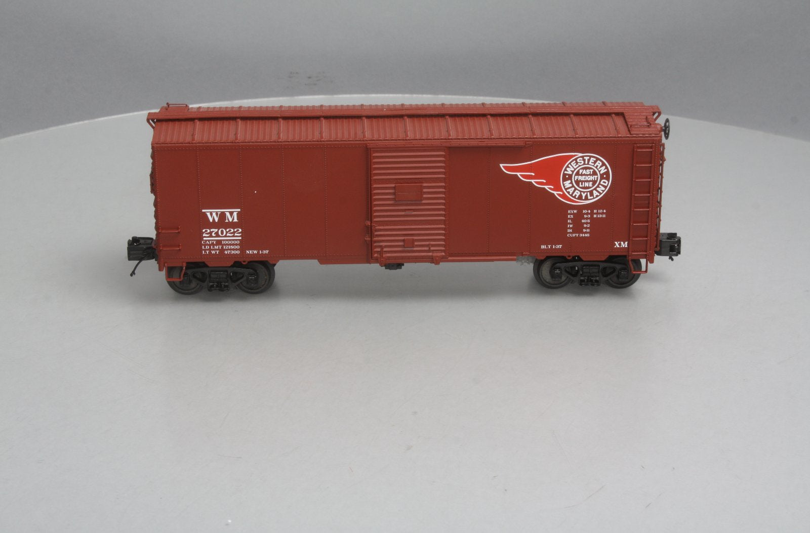 MTH 20-93502 O Western Pacific 40' AAR Boxcar #27022