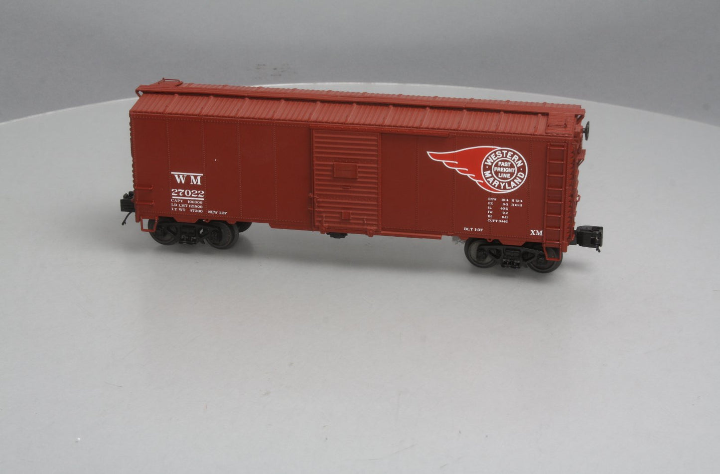 MTH 20-93502 O Western Pacific 40' AAR Boxcar #27022