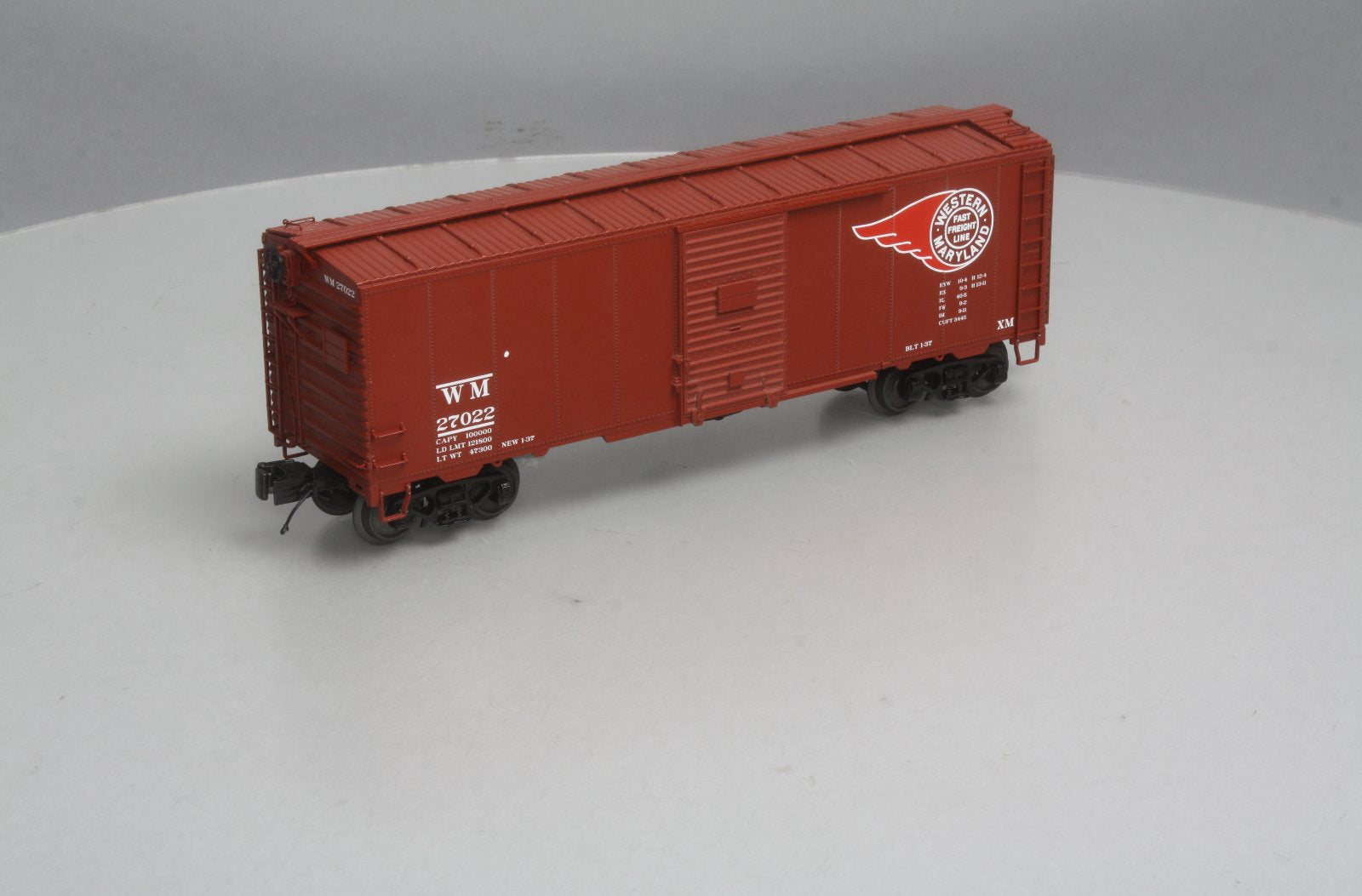 MTH 20-93502 O Western Pacific 40' AAR Boxcar #27022