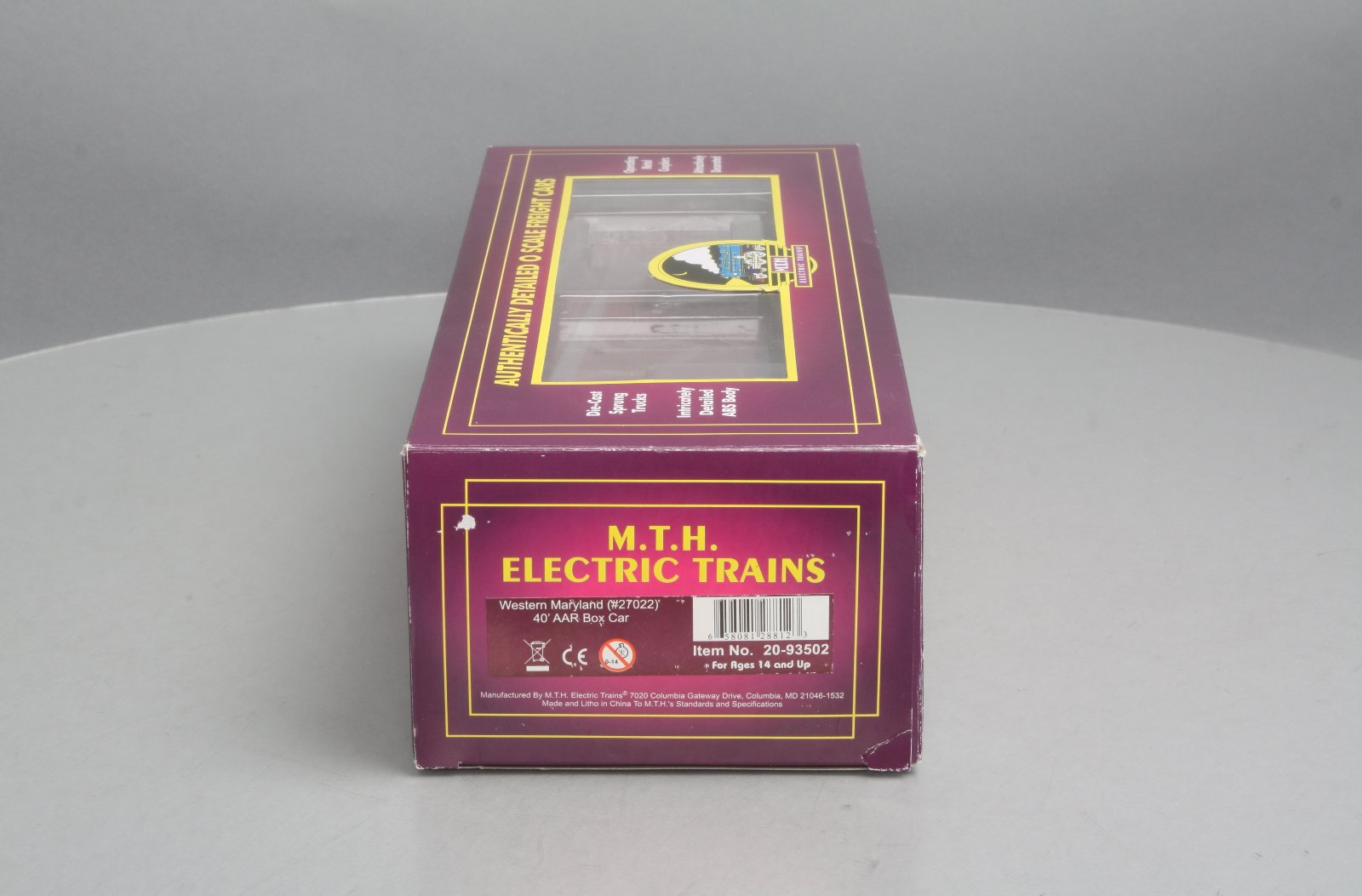 MTH 20-93502 O Western Pacific 40' AAR Boxcar #27022