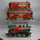 Aristo-Craft 28025 Christmas 0-4-0T G Gauge Steam Freight Starter Train Set