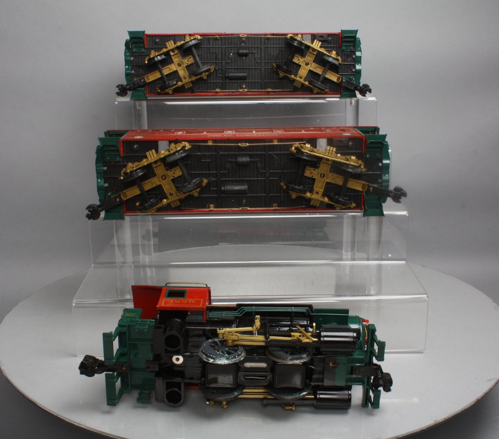 Aristo-Craft 28025 Christmas 0-4-0T G Gauge Steam Freight Starter Train Set