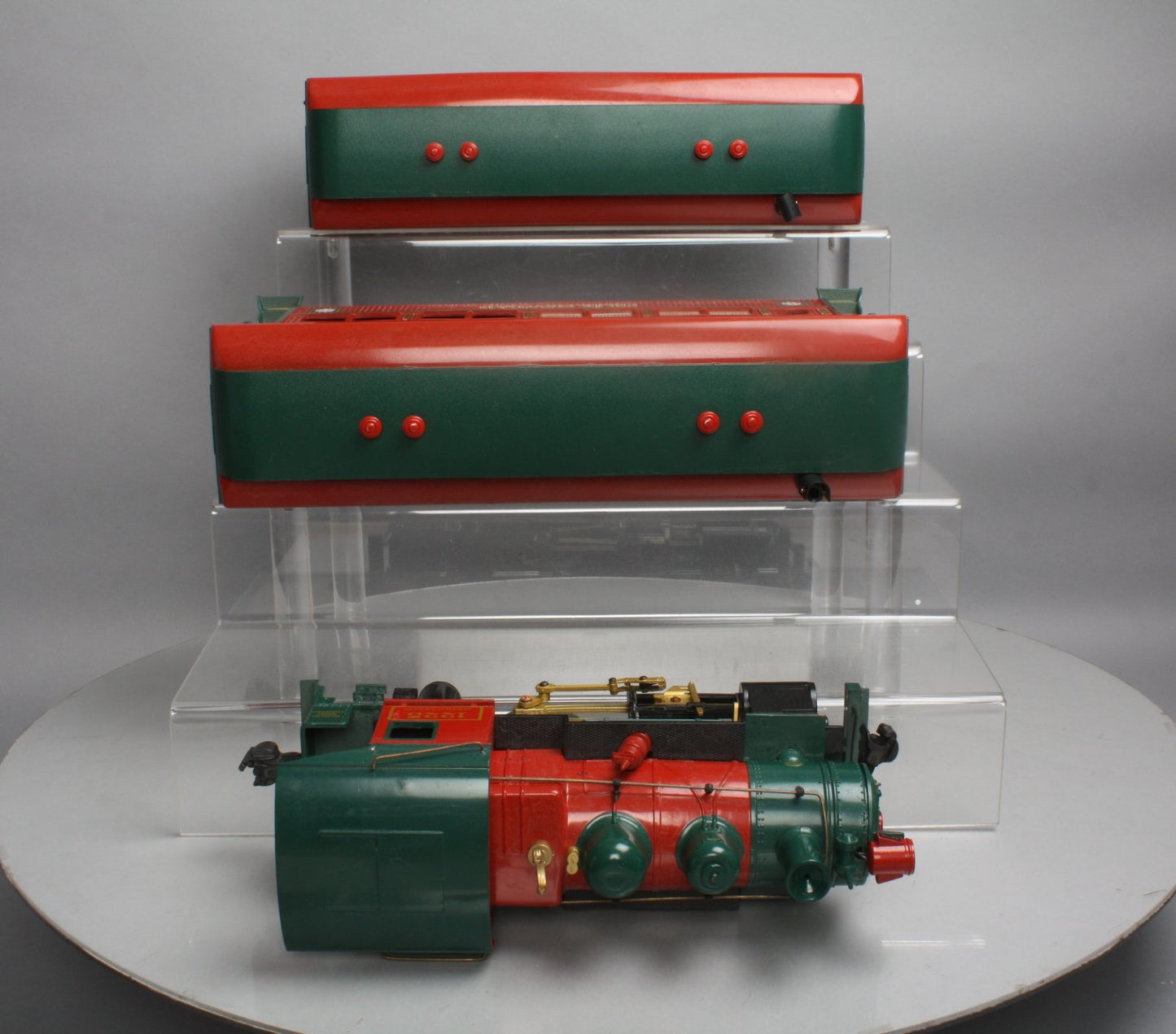 Aristo-Craft 28025 Christmas 0-4-0T G Gauge Steam Freight Starter Train Set