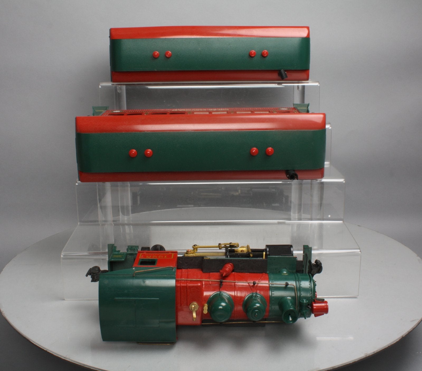 Aristo-Craft 28025 Christmas 0-4-0T G Gauge Steam Freight Starter Train Set