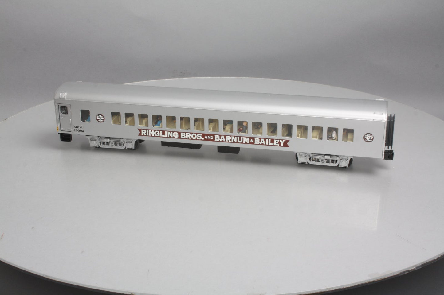 Lionel 6-22633 O-27 Ringling Brothers 18" Aluminum Coach #40003