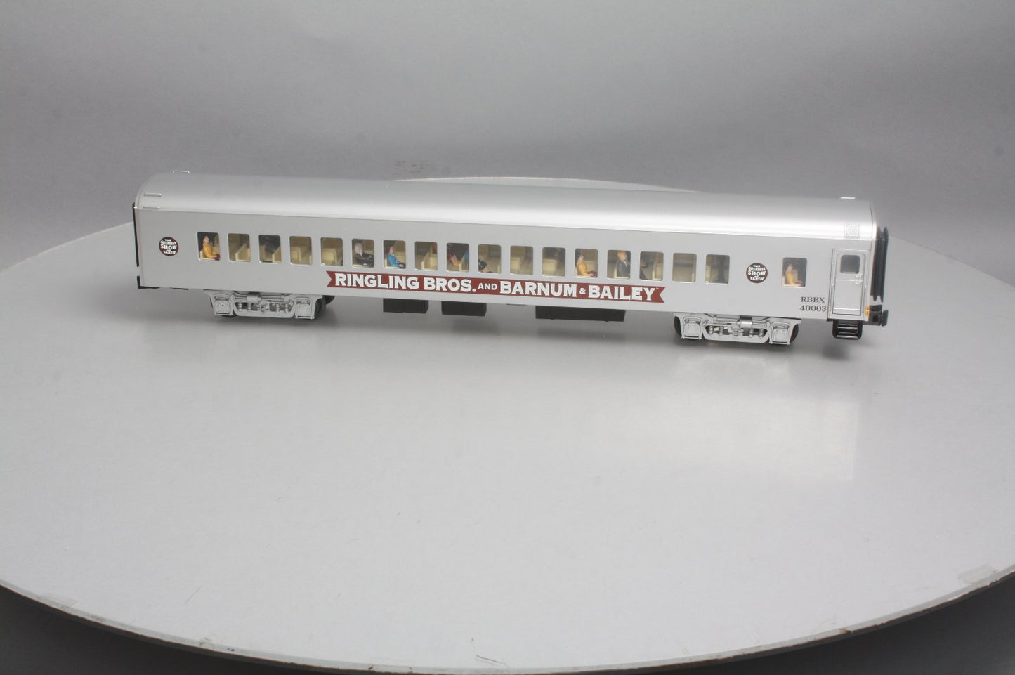 Lionel 6-22633 O-27 Ringling Brothers 18" Aluminum Coach #40003