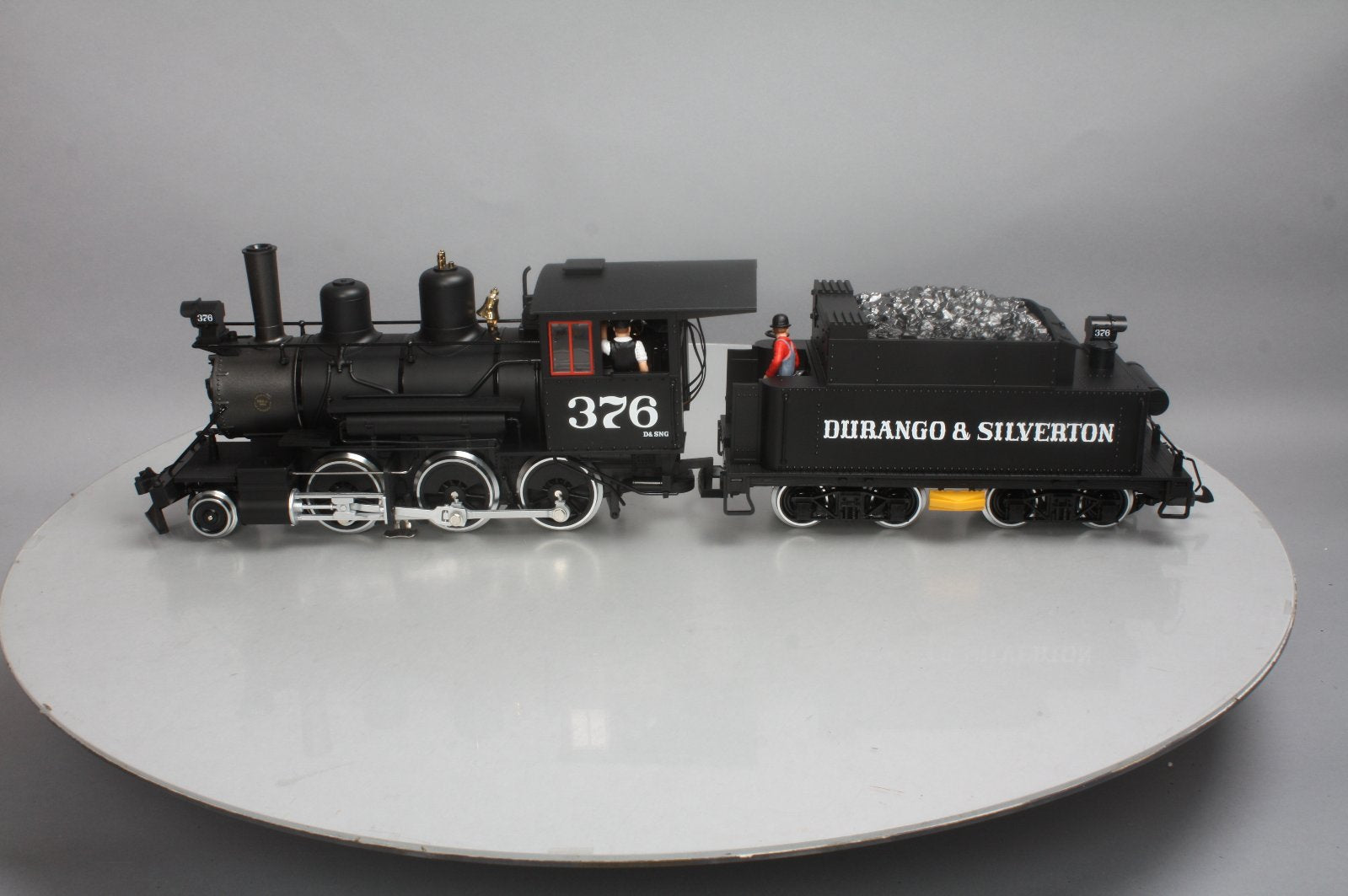 LGB 25196 Durango & Silverton Mogul Steam Locomotive & Tender #376