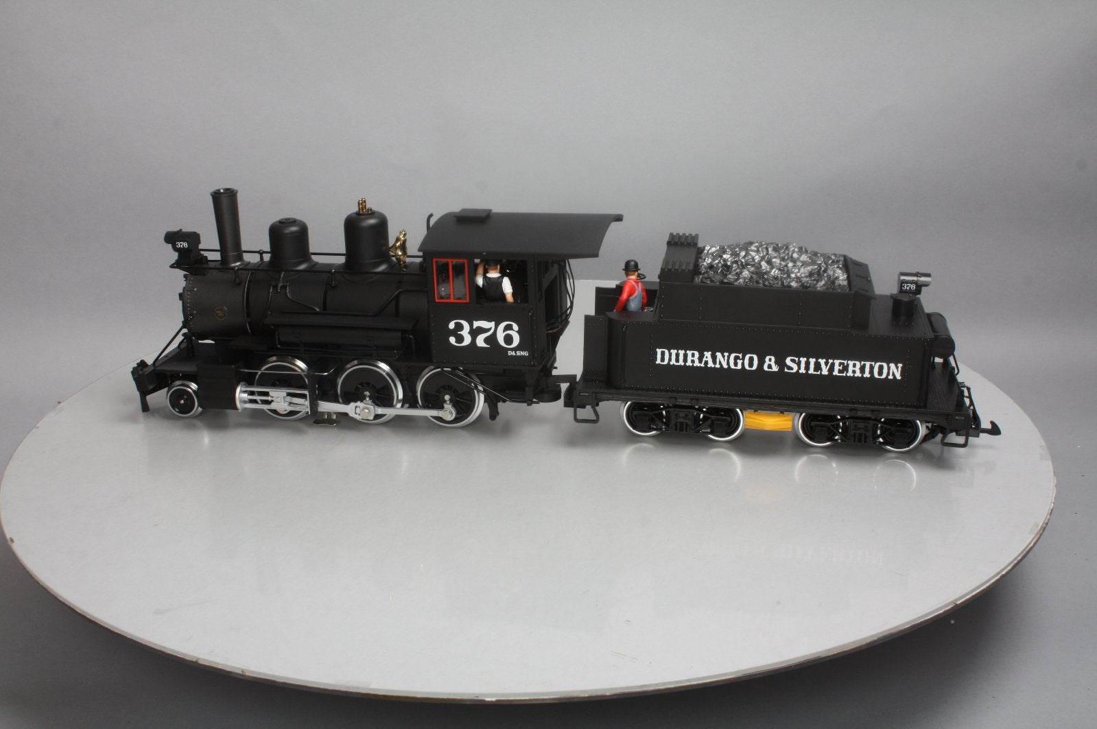 LGB 25196 Durango & Silverton Mogul Steam Locomotive & Tender #376