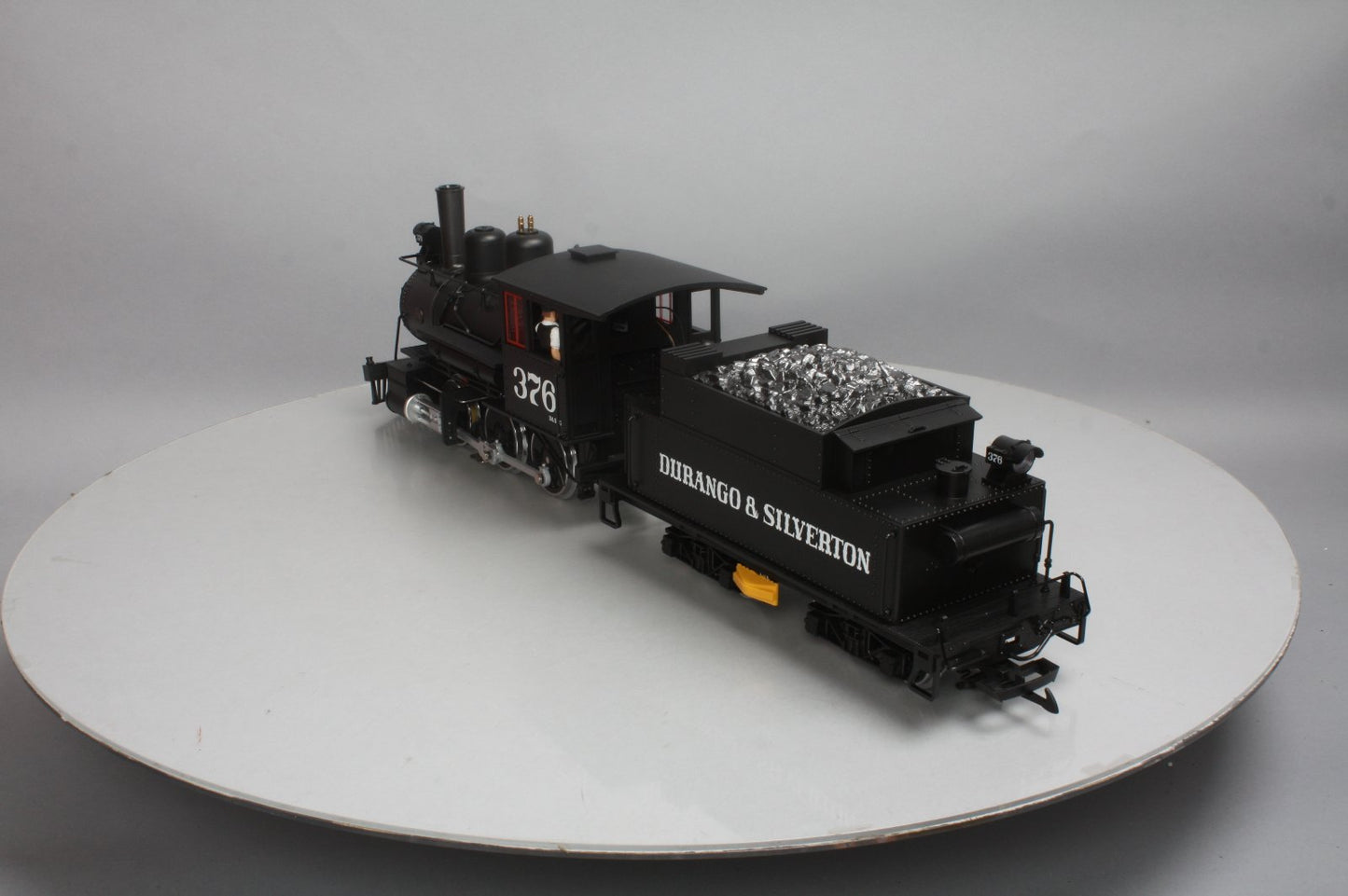 LGB 25196 Durango & Silverton Mogul Steam Locomotive & Tender #376