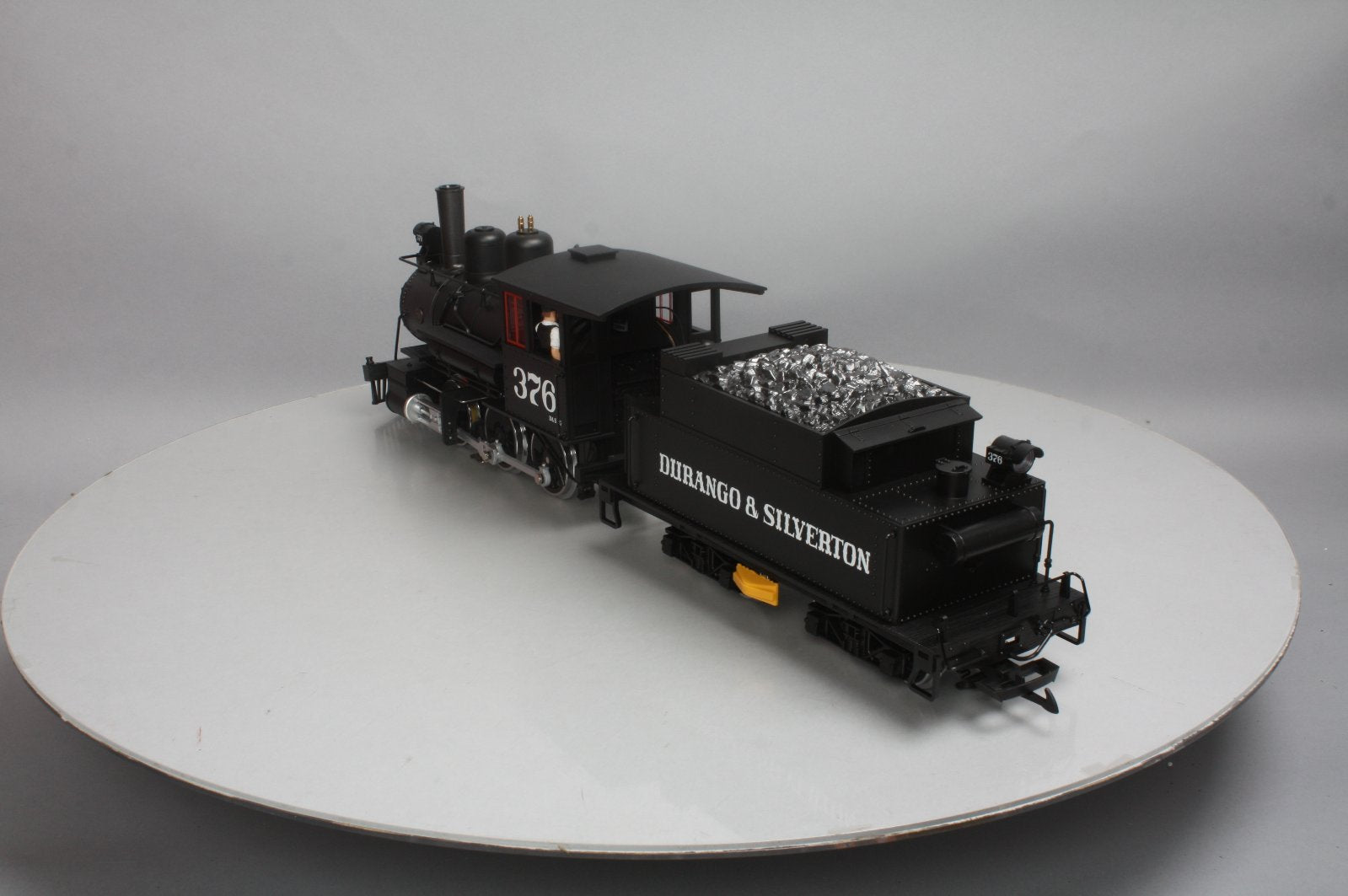 LGB 25196 Durango & Silverton Mogul Steam Locomotive & Tender #376