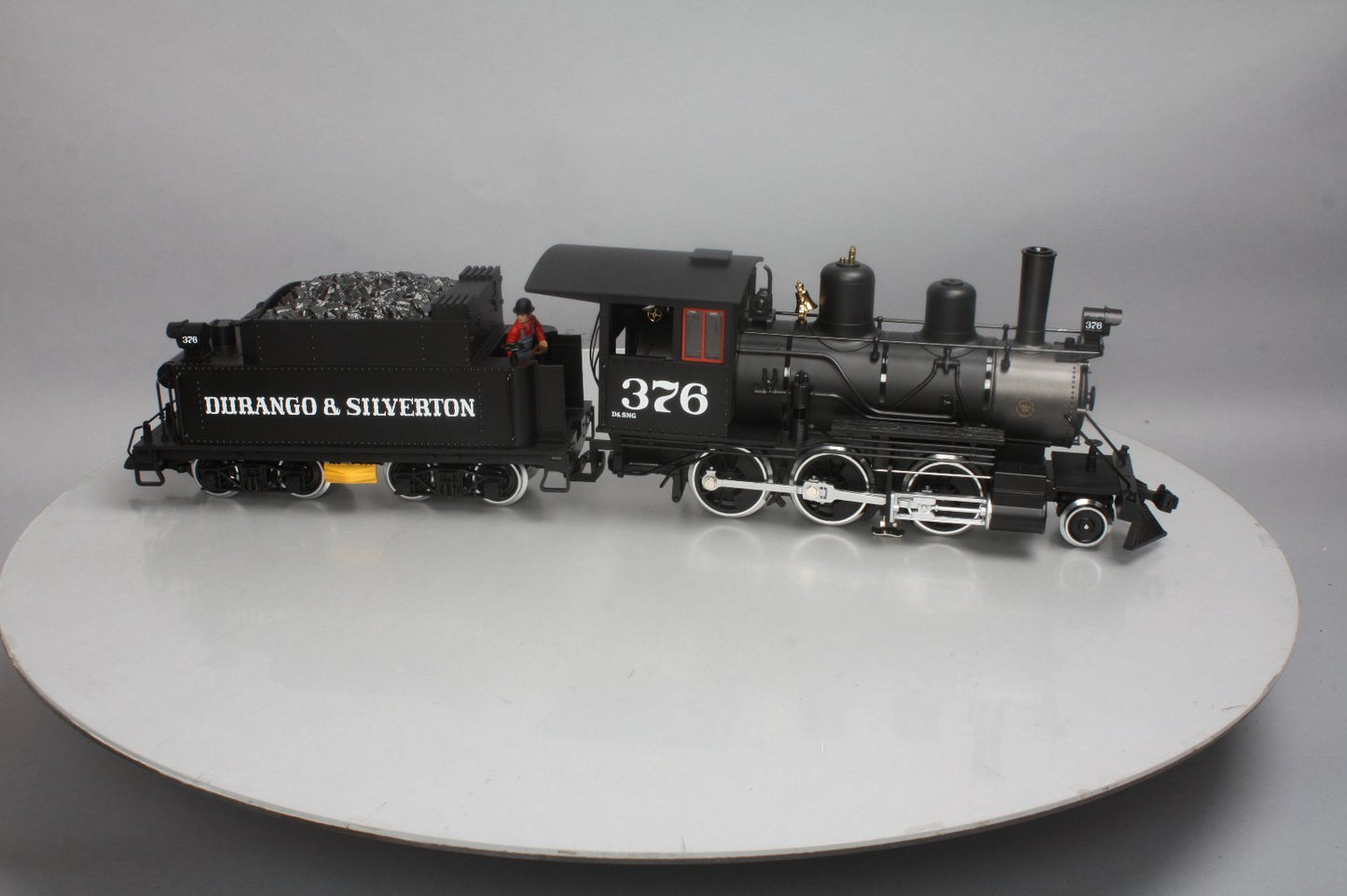 LGB 25196 Durango & Silverton Mogul Steam Locomotive & Tender #376