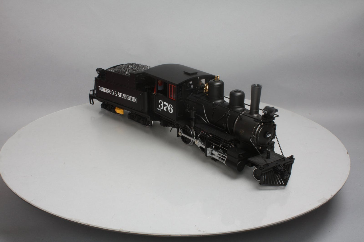LGB 25196 Durango & Silverton Mogul Steam Locomotive & Tender #376