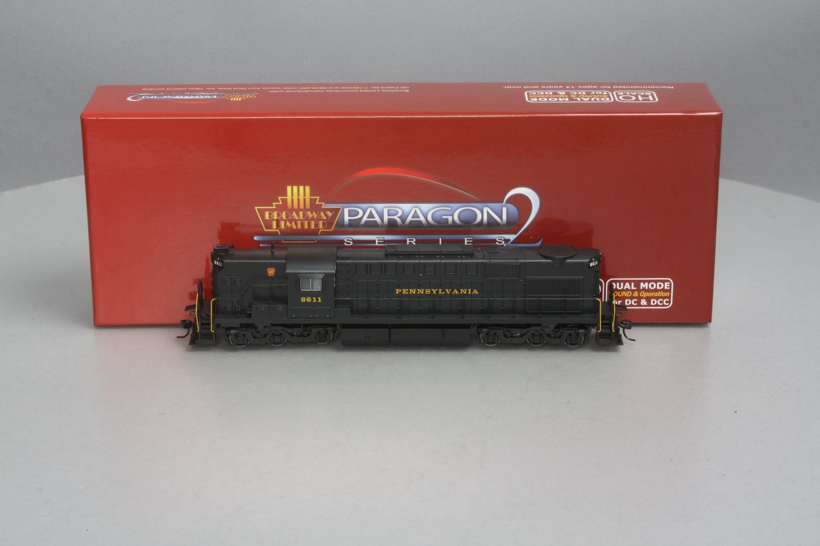 Broadway Limited 2986 HO PRR Alco RSD15 High Nose #8611w/Paragon2