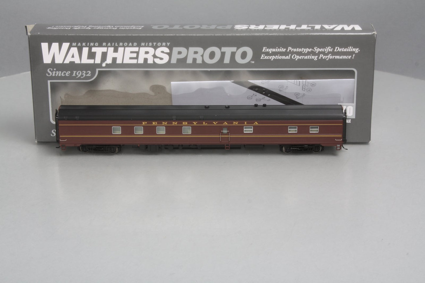 Walthers 920-9246 HO PRR Broadway Limited 85' Budd Kitchen-Dorm #4611