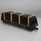 Aristo-Craft 46409 G Scale Chessie System Flat Car w/Pipe Load - Plastic Wheels