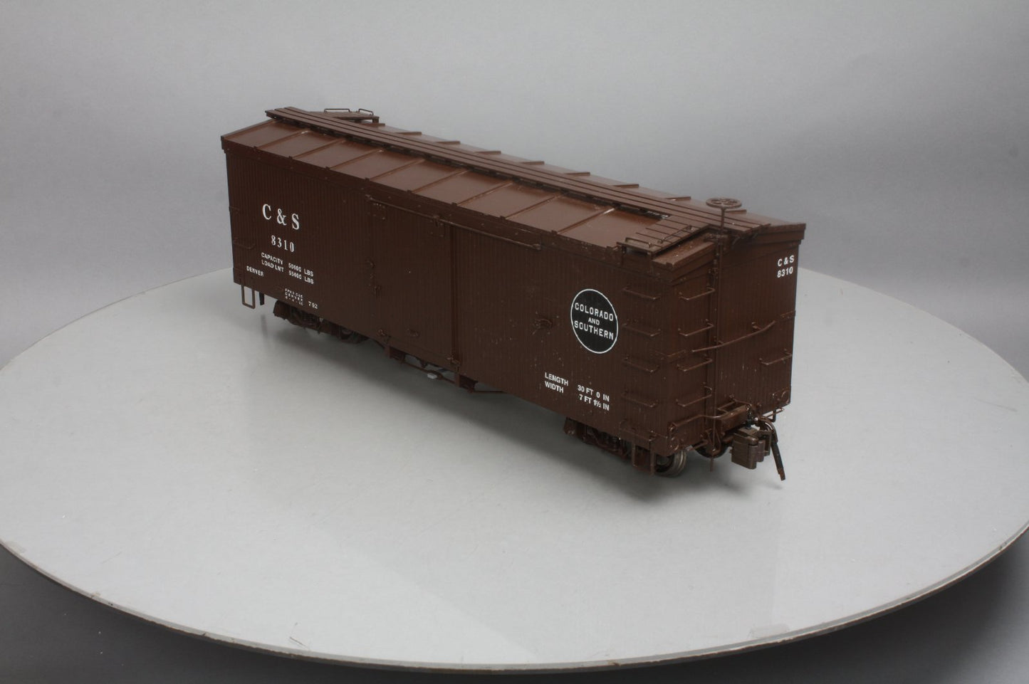 Bachmann 88695 Double-Sheathed Wood Boxcar w Murphy Roof (Metal Wheels)