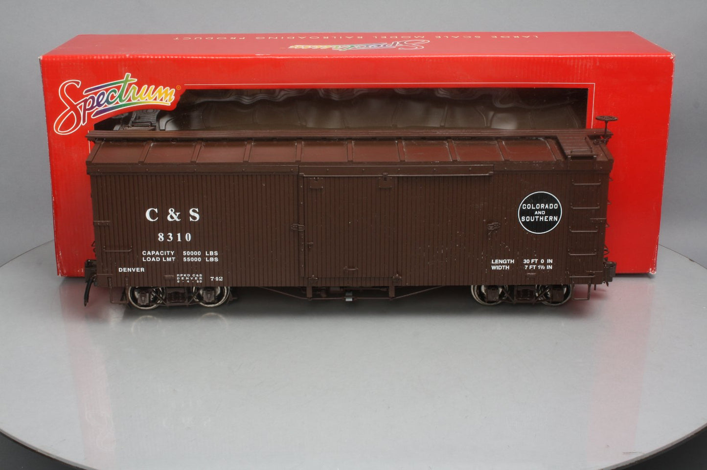 Bachmann 88695 Double-Sheathed Wood Boxcar w Murphy Roof (Metal Wheels)