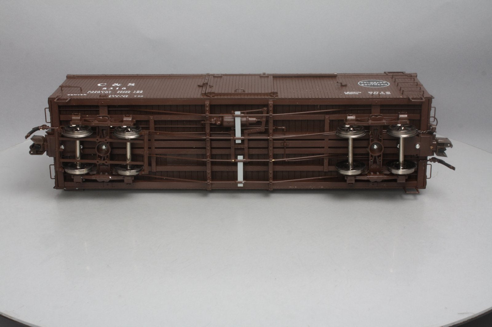 Bachmann 88695 Double-Sheathed Wood Boxcar w Murphy Roof (Metal Wheels)