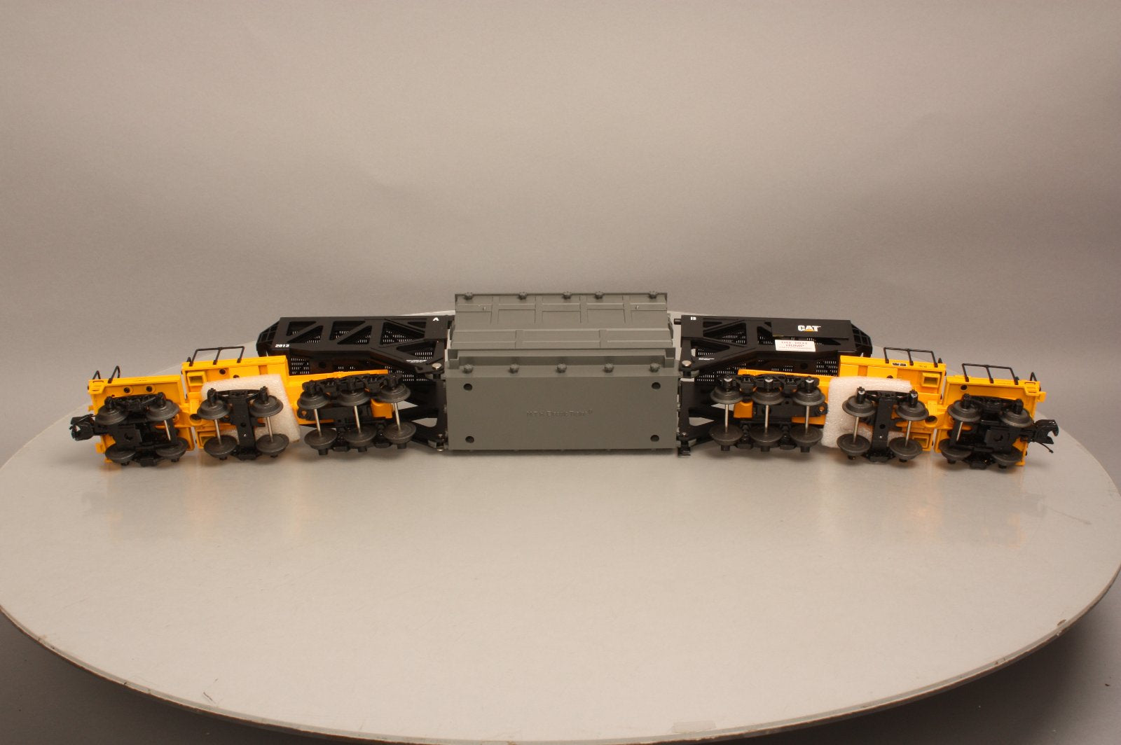 MTH 20-98919 O Caterpillar Schnabel Flatcar