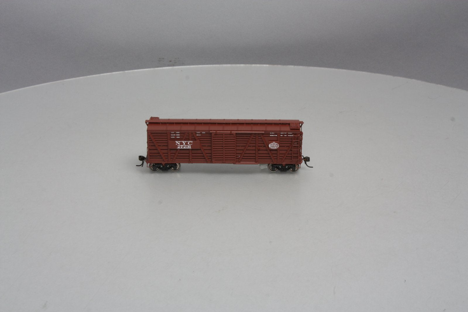 Broadway Limited 2525 HO New York Central PRR K7 Stock Car with Cattle Sound