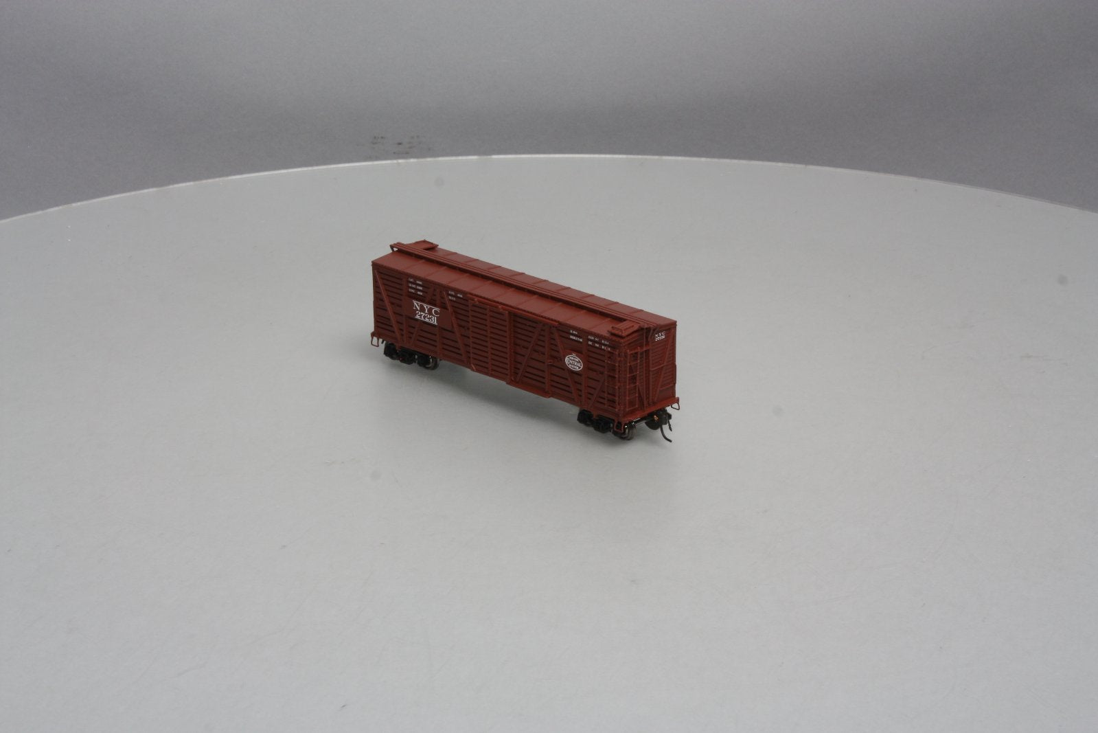 Broadway Limited 2525 HO New York Central PRR K7 Stock Car with Cattle Sound