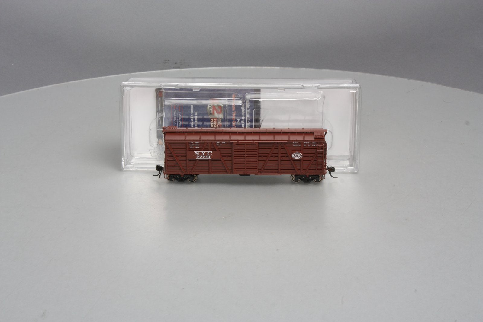Broadway Limited 2525 HO New York Central PRR K7 Stock Car with Cattle Sound