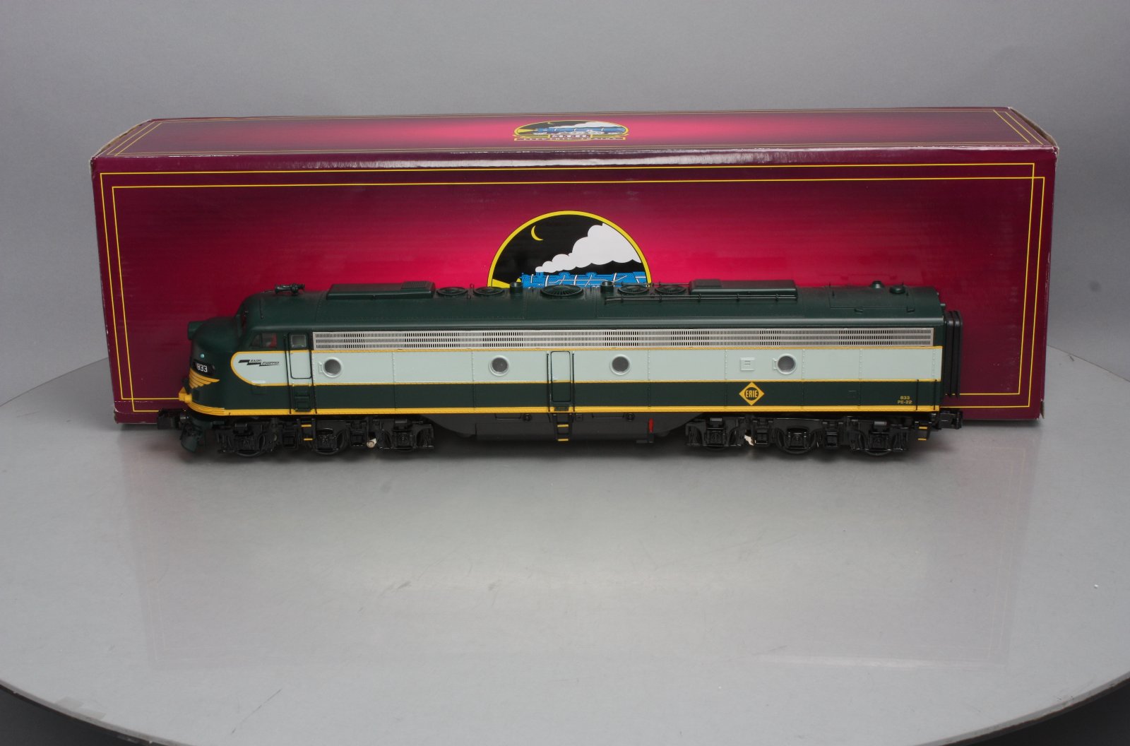 MTH 20-20615-1 Erie E-8 A Unit Diesel Engine w/P-S 3.0 #833 (Hi-Rail)