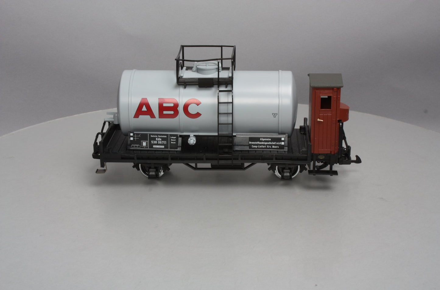 LGB 43233 DRG Koln Design Tank Car (Metal Wheels)