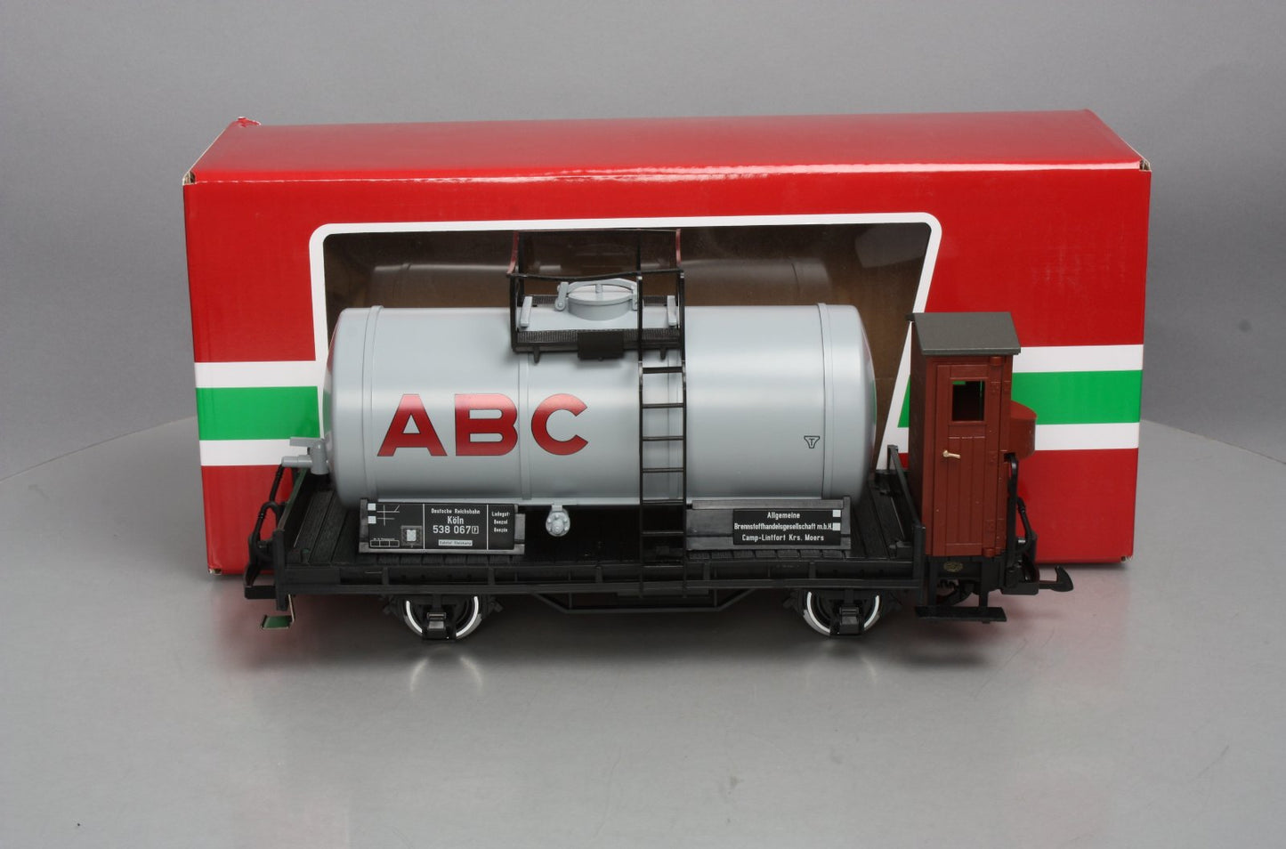 LGB 43233 DRG Koln Design Tank Car (Metal Wheels)
