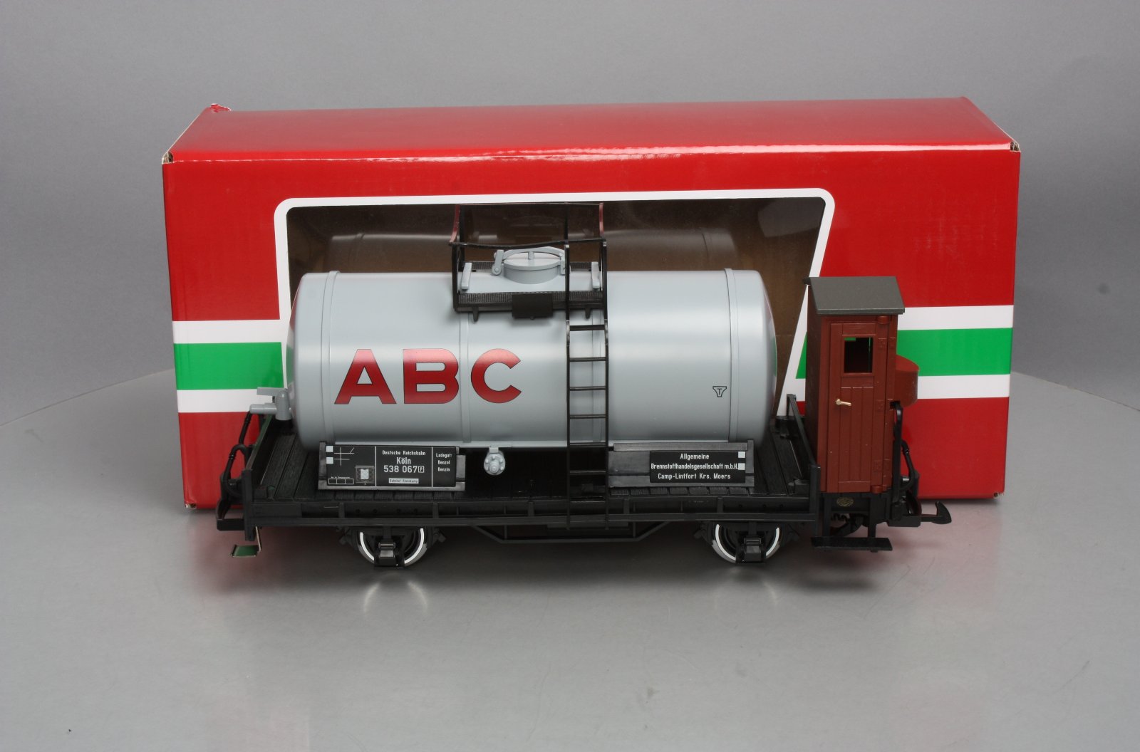 LGB 43233 DRG Koln Design Tank Car (Metal Wheels)