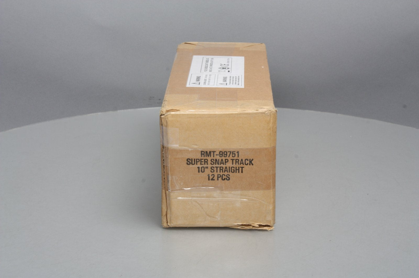 RMT 99751 O SuperSnap 10'' Straight Track Sections (Pack of 12)