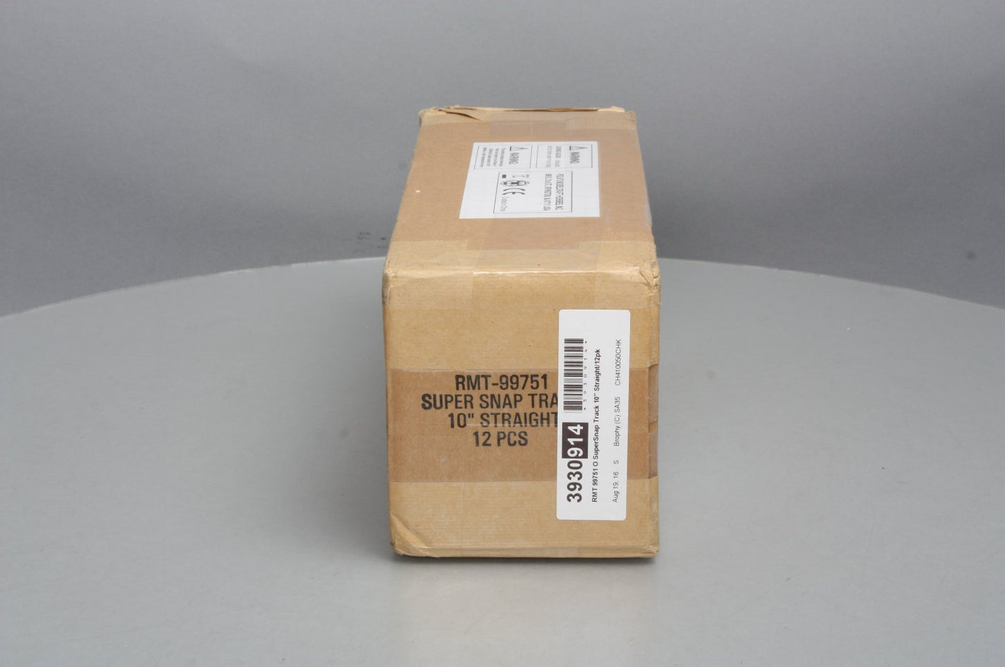 RMT 99751 O SuperSnap 10'' Straight Track Sections (Pack of 12)