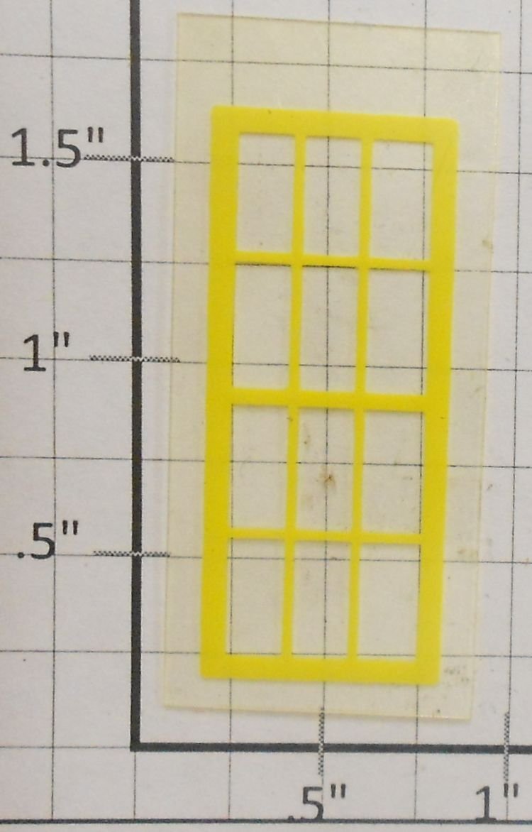 American Flyer 755-W1 AF Station Thin Window