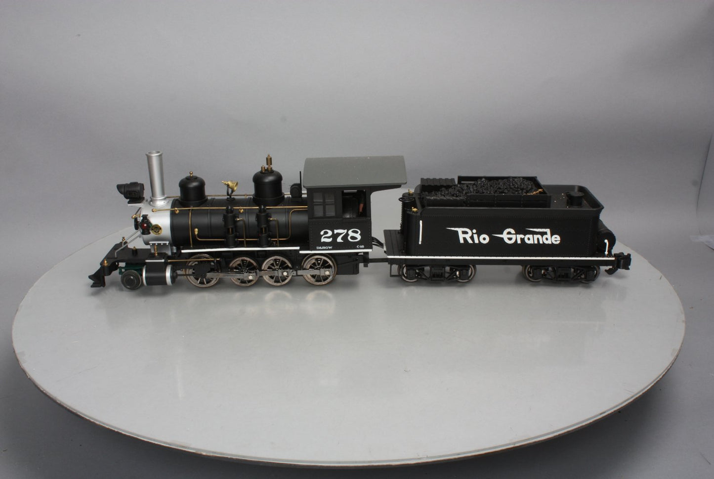 Aristo-Craft 80114 G Denver & Rio Grande C-16 2-8-0 Steam Locomotive & Tender