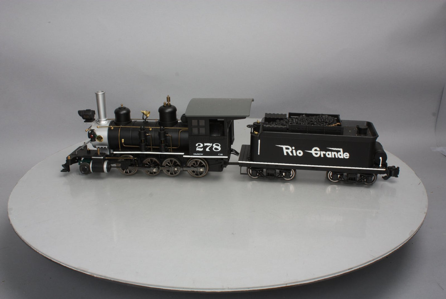 Aristo-Craft 80114 G Denver & Rio Grande C-16 2-8-0 Steam Locomotive & Tender