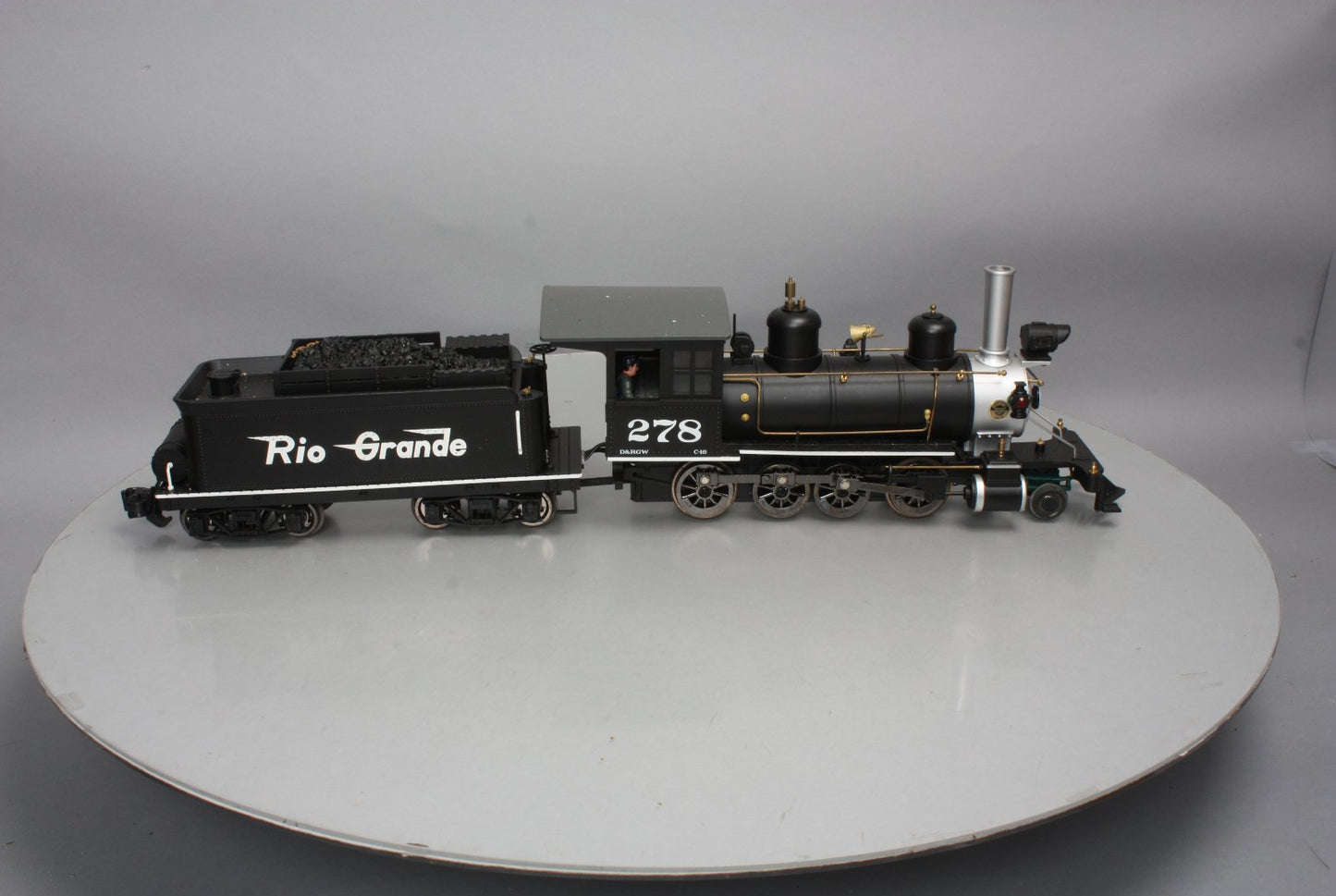 Aristo-Craft 80114 G Denver & Rio Grande C-16 2-8-0 Steam Locomotive & Tender