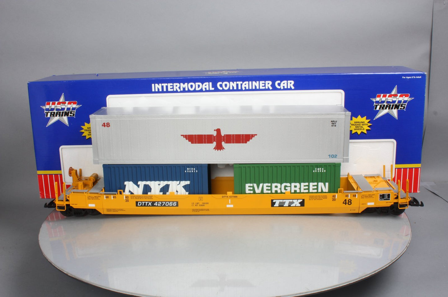 USA Trains 17101 TTX Gunderson Husky Stack #427066 - Metal Wheels