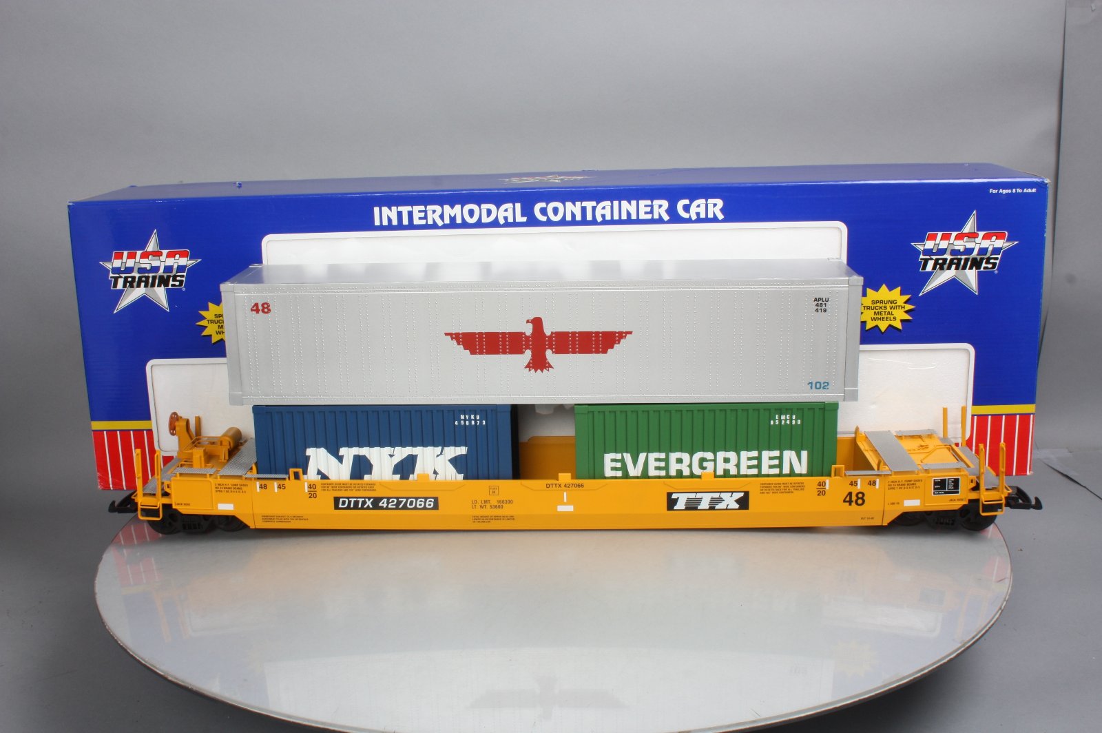 USA Trains 17101 TTX Gunderson Husky Stack #427066 - Metal Wheels