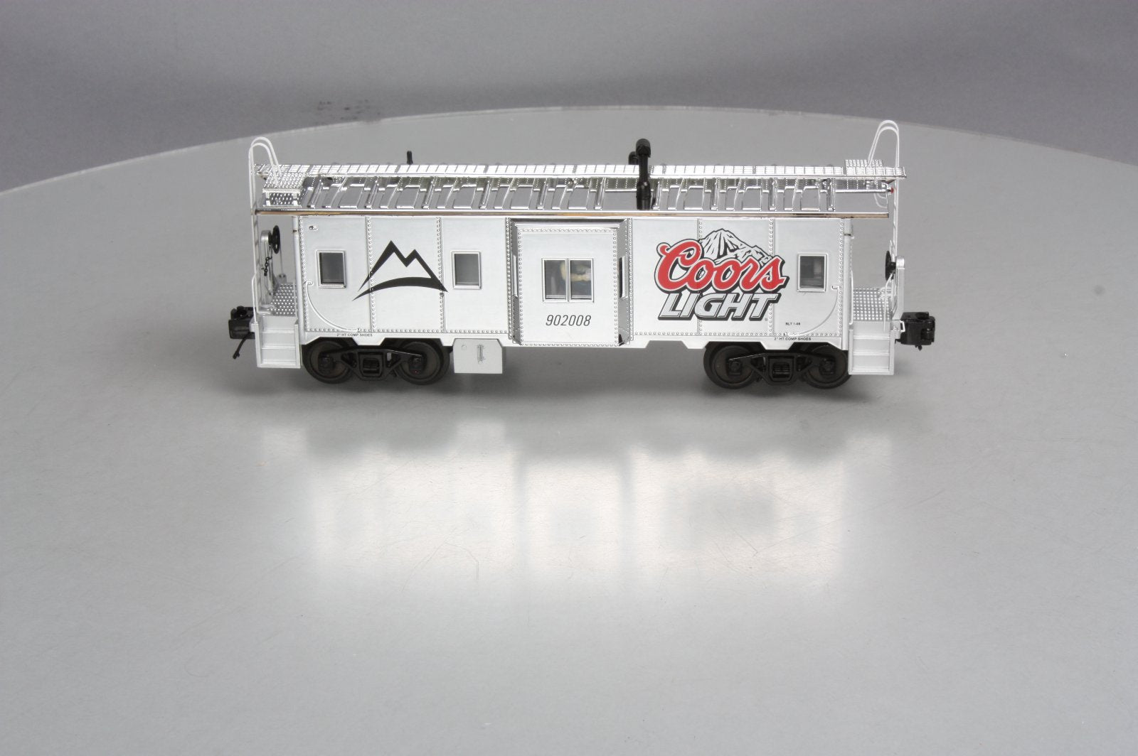 MTH 30-77157 O Gauge Coors Light Bay Window Caboose #902008