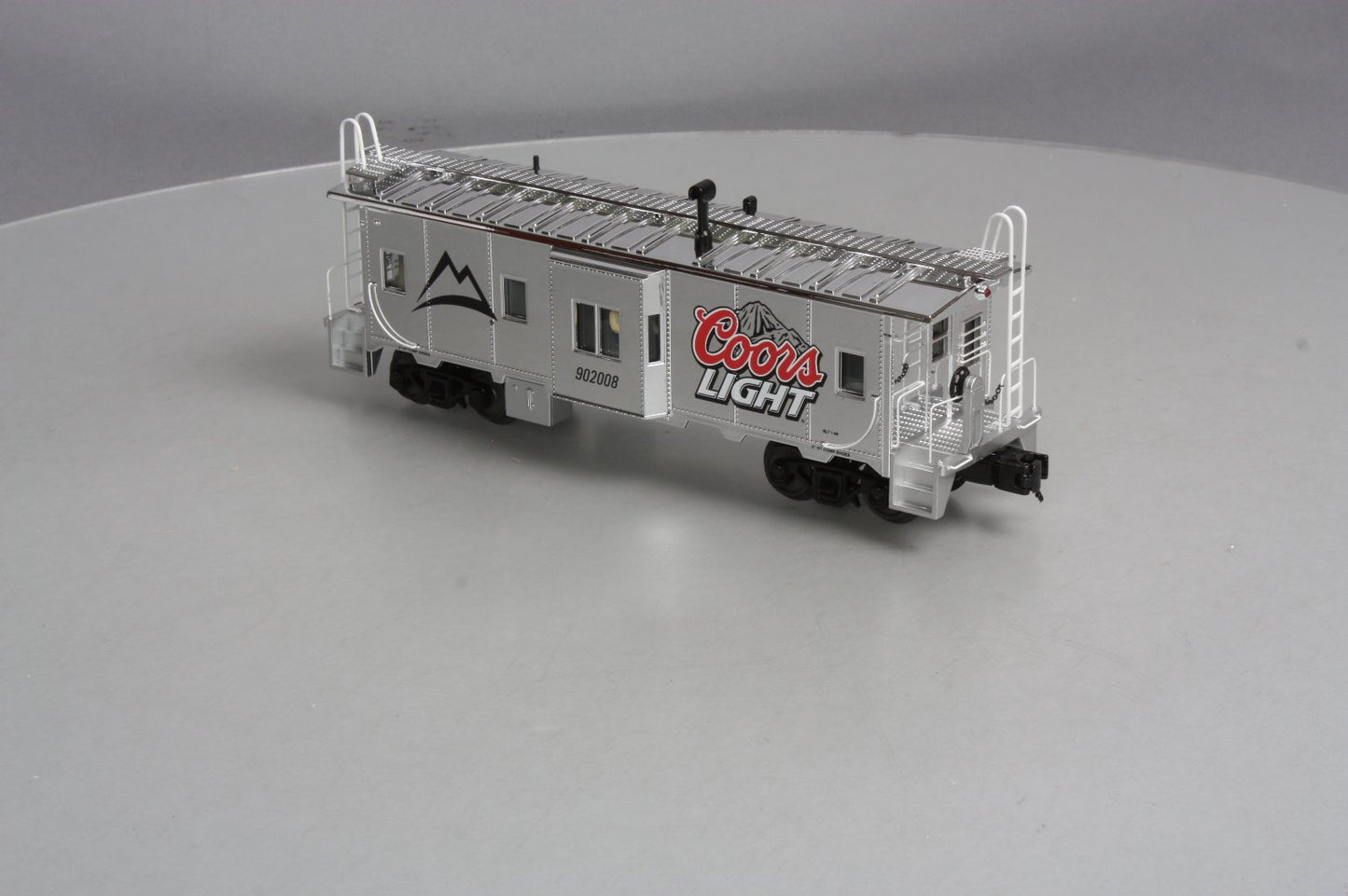MTH 30-77157 O Gauge Coors Light Bay Window Caboose #902008